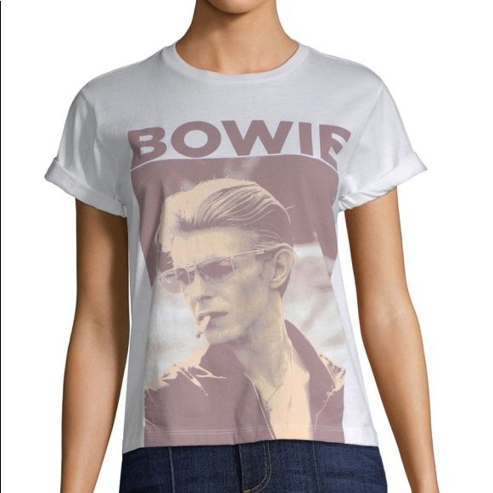 NEW! AOLA ALICE + OLIVIA David Bowie Tee XS/S